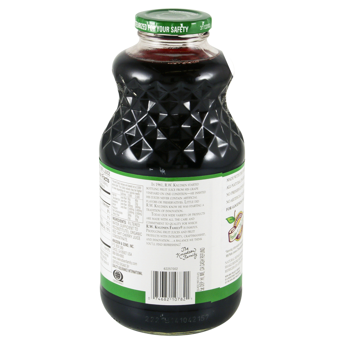 slide 2 of 4, R.W. Knudsen Organic Just Tart Cherry Juice, 32 oz