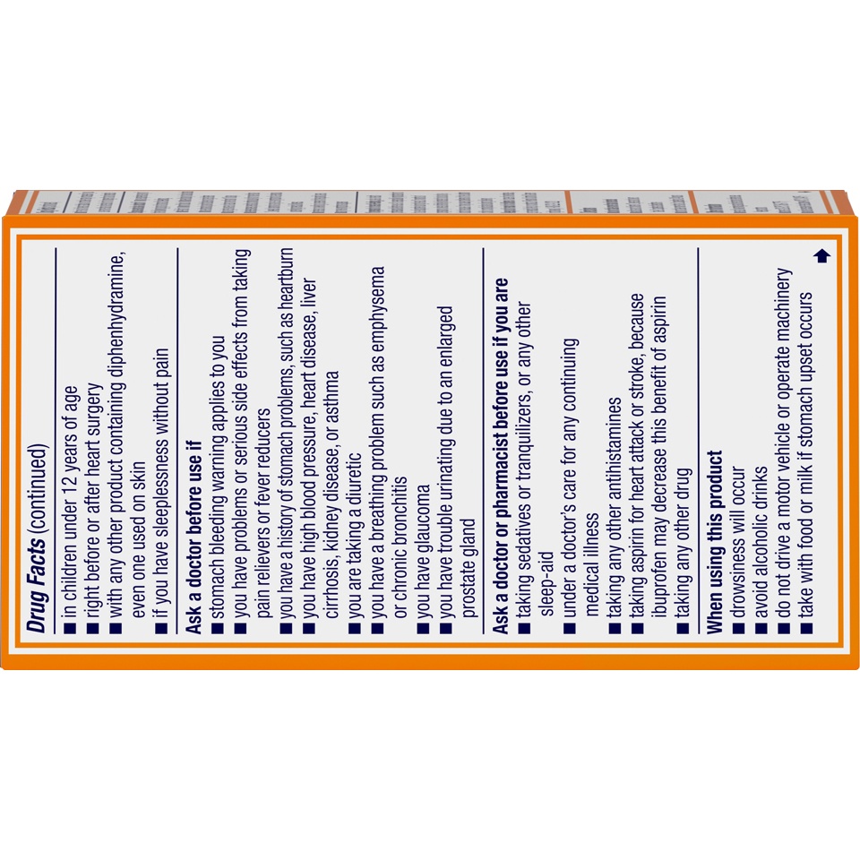 slide 3 of 6, Motrin PM Caplets, 80 ct