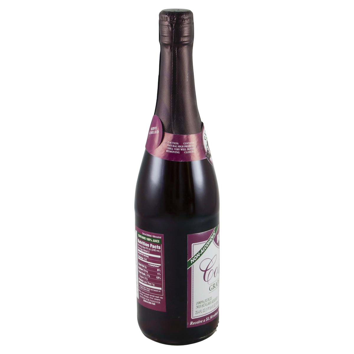 slide 2 of 4, Kedem® sparkling concord grape juice, 25.4 fl oz