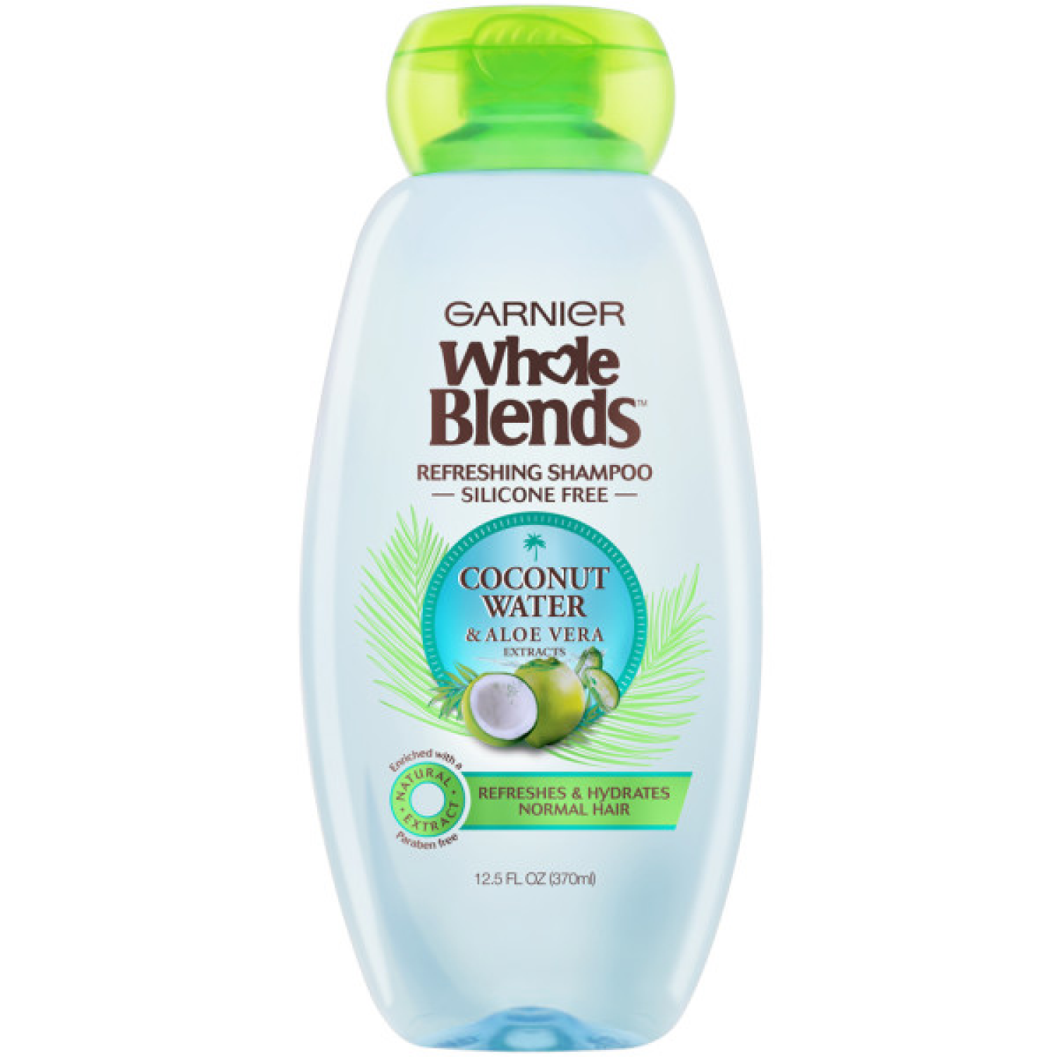 slide 3 of 5, Garnier Whole Blends Coconut Water, Aloe Vera Shampoo and Conditioner Twinpack, 1 kit, 1 ct