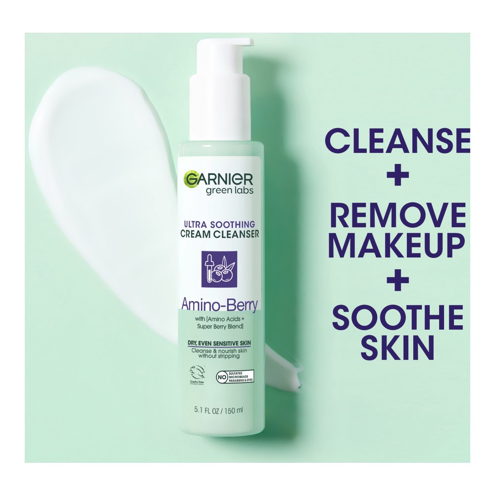 slide 2 of 5, Garnier Retin Amino-Berry Gentle Cleanser, 5.1 oz
