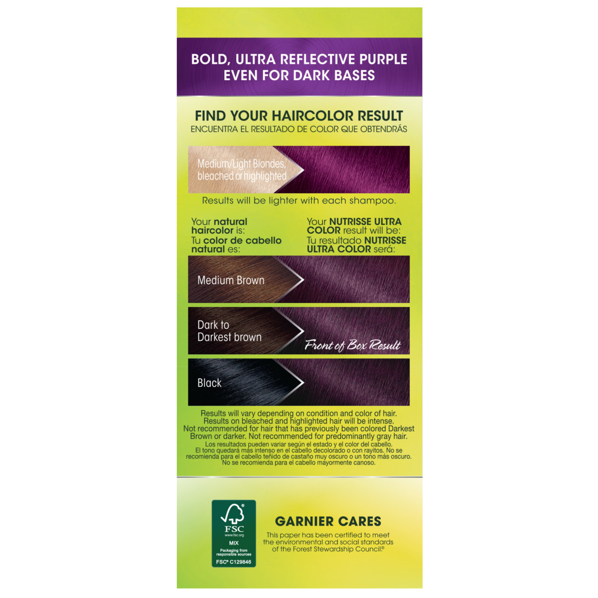 slide 2 of 8, Garnier Ultra Color Nourishing Color Creme - Deepest Intense Purple P1, 1 ct