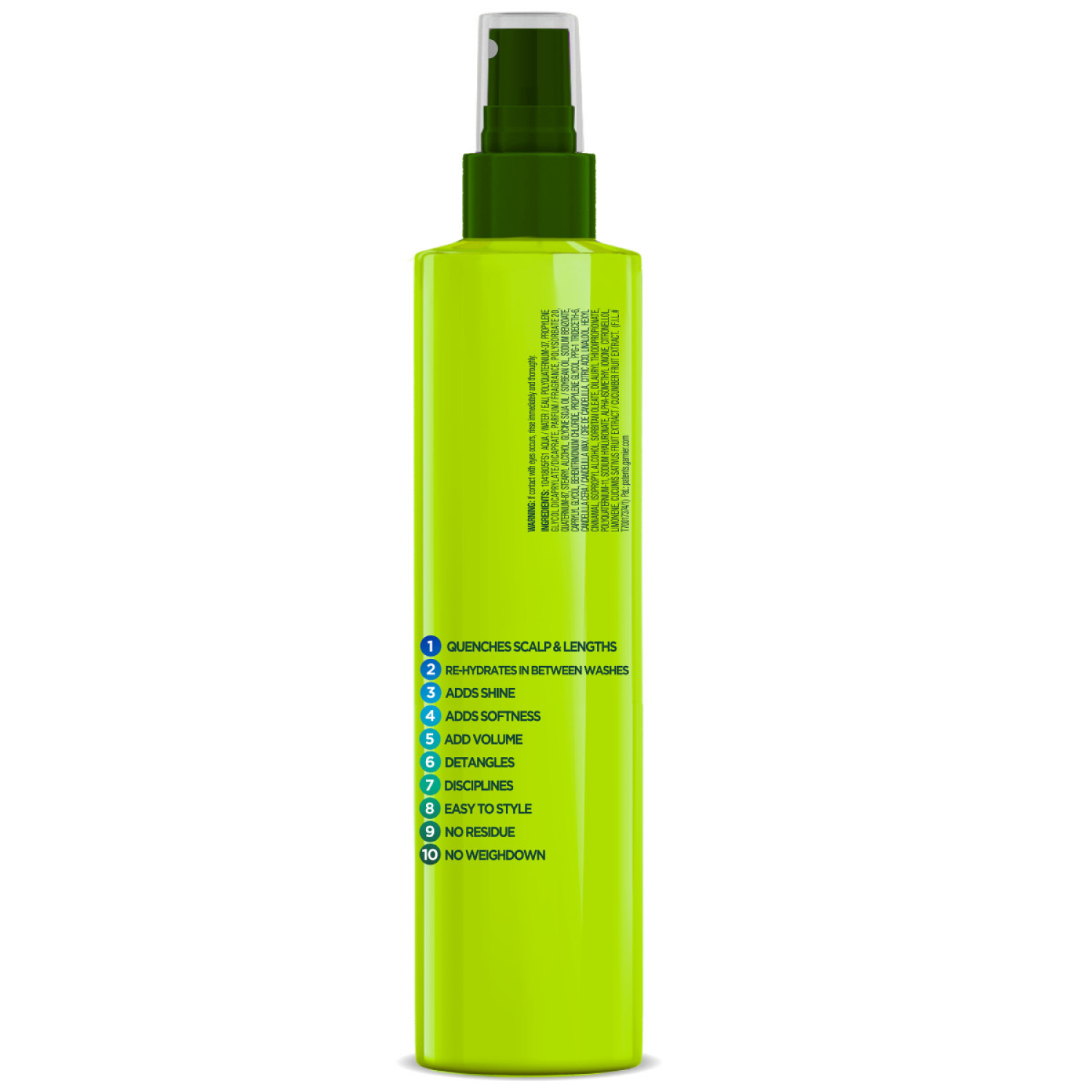 slide 3 of 5, Garnier Fructis Pure Moisture 10-in-1 Spray - 8.1 Fl. Oz., 8.1 fl oz