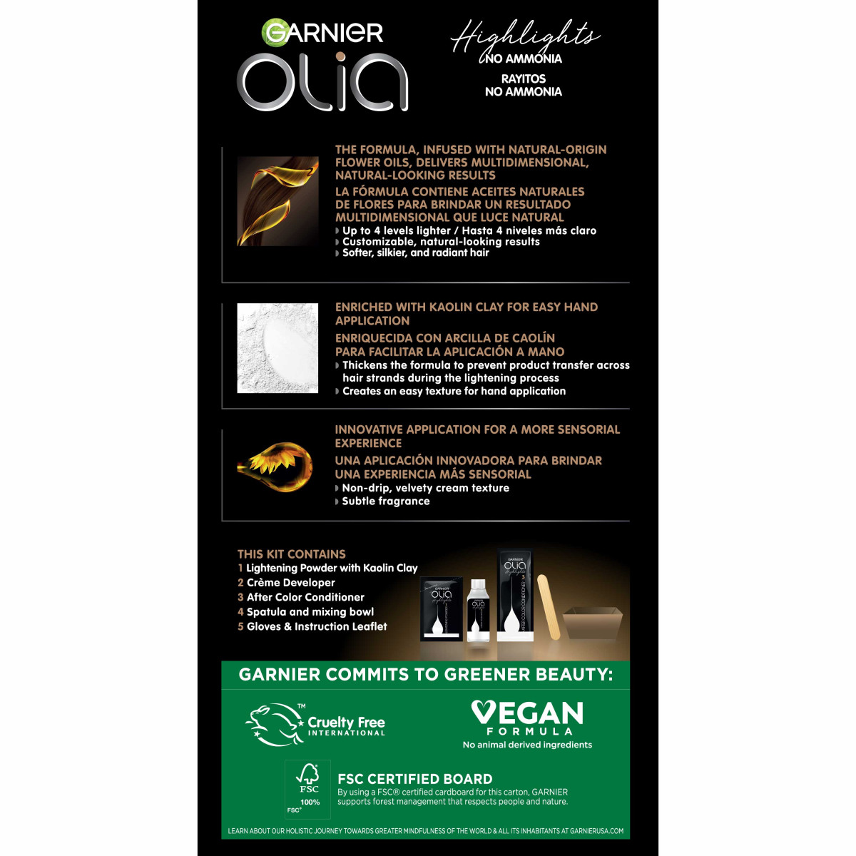 slide 3 of 8, Garnier Olia H03 Highlights for Brunettes 1 ea, 1 ct