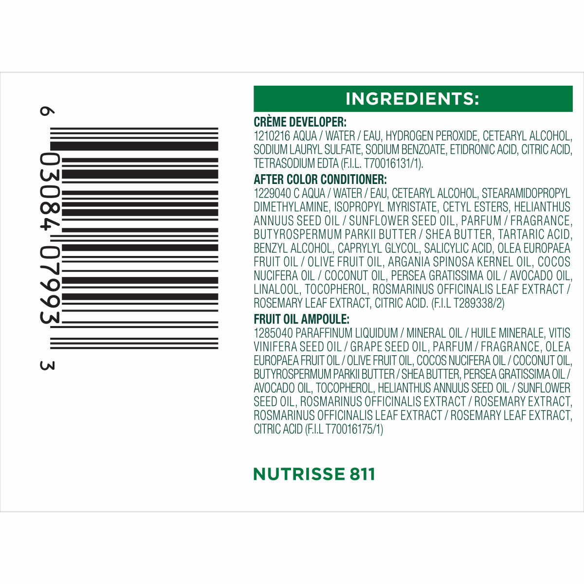 slide 2 of 6, Garnier Nutrisse Medium Ultra Ash Blonde 711, 1 ct