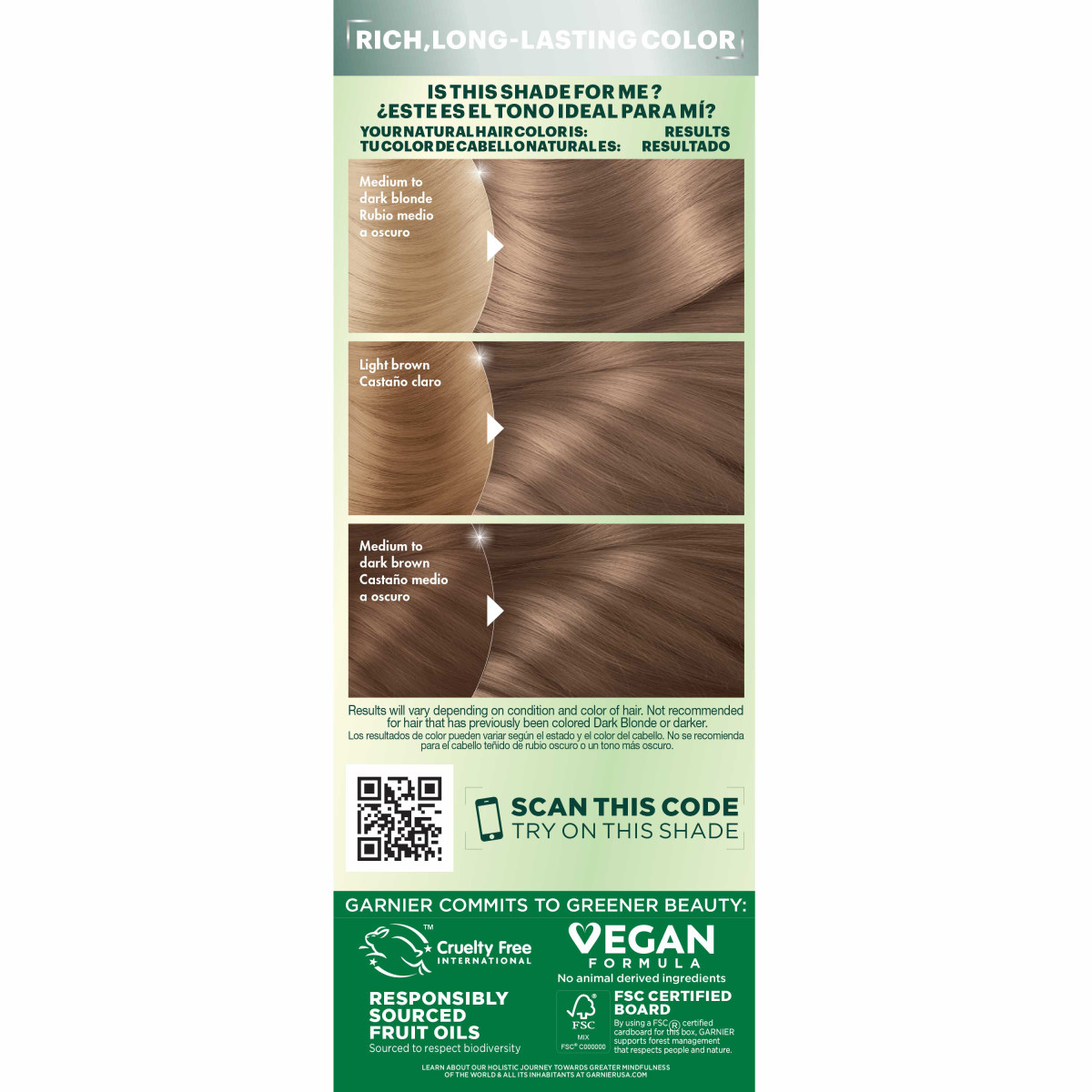 slide 4 of 6, Garnier Nutrisse Medium Ultra Ash Blonde 711, 1 ct