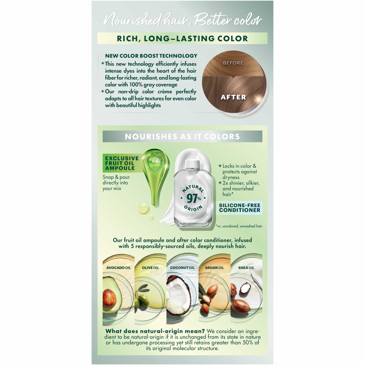 slide 6 of 6, Garnier Nutrisse Medium Ultra Ash Blonde 711, 1 ct