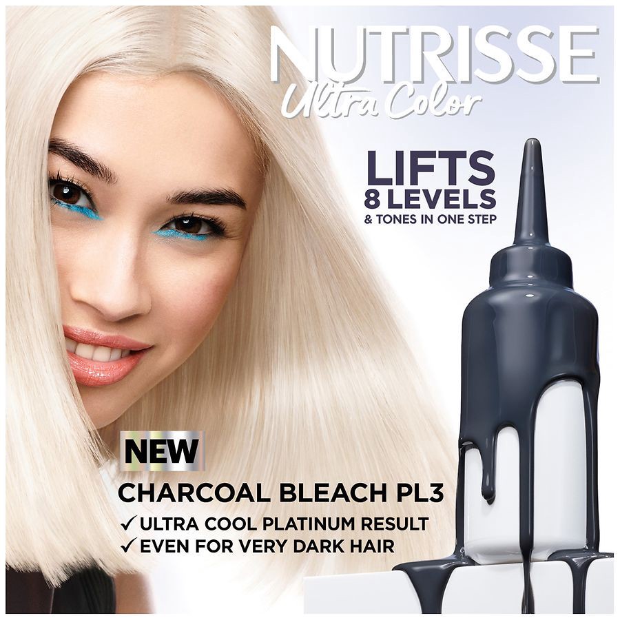 slide 5 of 5, Garnier Charcoal PL3 Ultra Cool Platinum Bleach Kit 1 ea, 1 ct