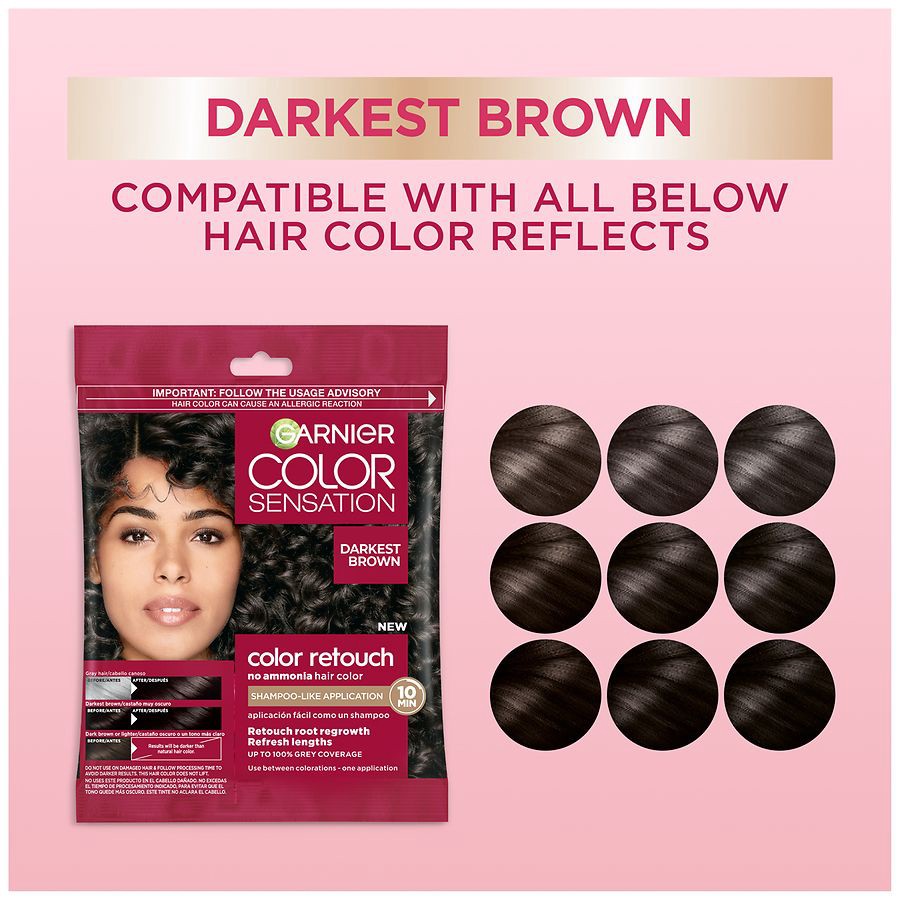 slide 3 of 5, Garnier Ammonia Free Root Retouch And Lengths Refresh Hair Color, 1 ct