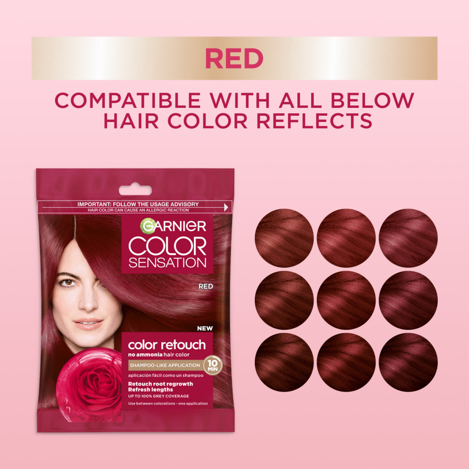 slide 4 of 8, Garnier Red Hair Color 1 ea, 1 ct