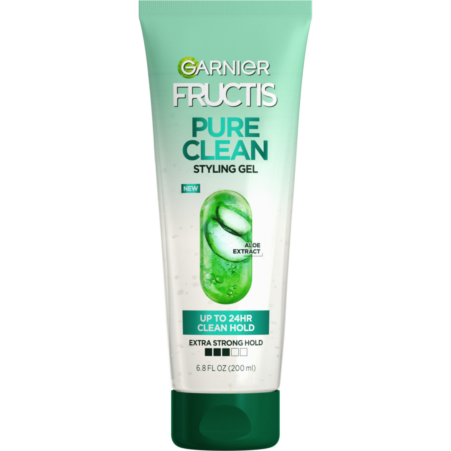 slide 1 of 2, Garnier Pure Clean Extra Strong Hold Styling Gel 6.8 fl oz, 6.8 fl oz