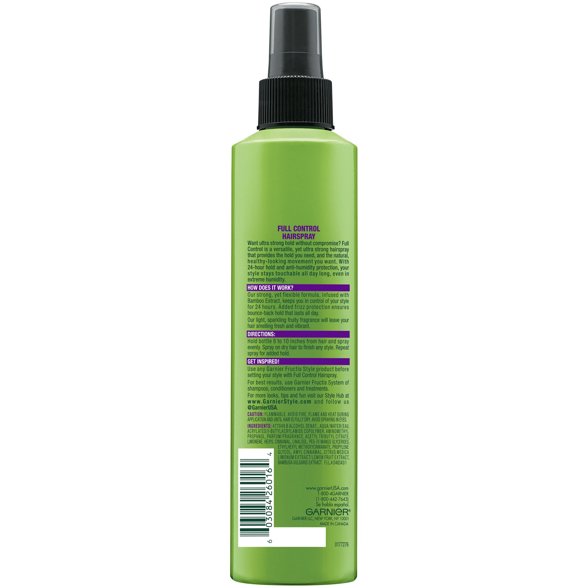 slide 2 of 2, Fructis Style Bounce Back Hold Full Control Hairspray, 8.5 oz
