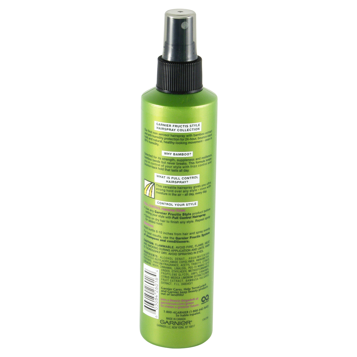 slide 2 of 3, Fructis Style Bounce Back Hold Full Control Hairspray, 8.5 oz