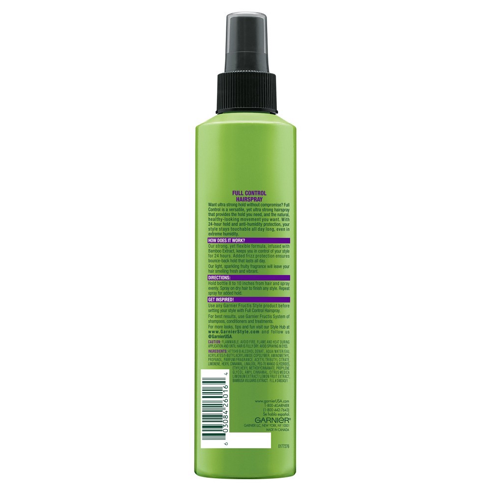 slide 3 of 3, Fructis Style Bounce Back Hold Full Control Hairspray, 8.5 oz