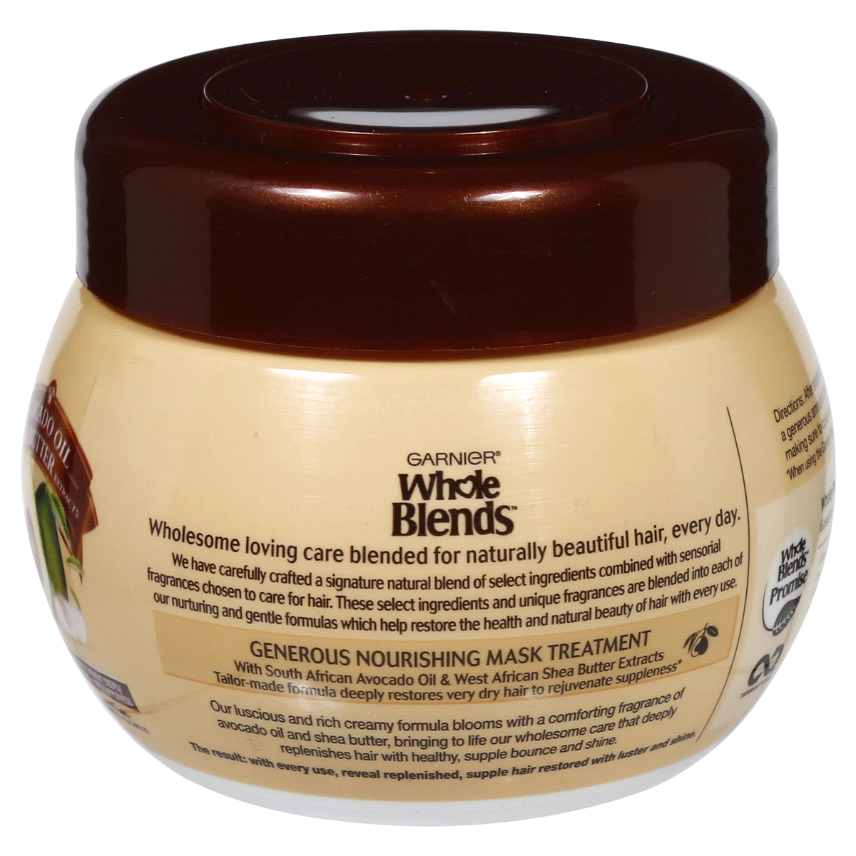 slide 6 of 11, Garnier Whole Blends Avocado Oil & Shea Butter Extracts Nourishing Mask, 10.1 oz