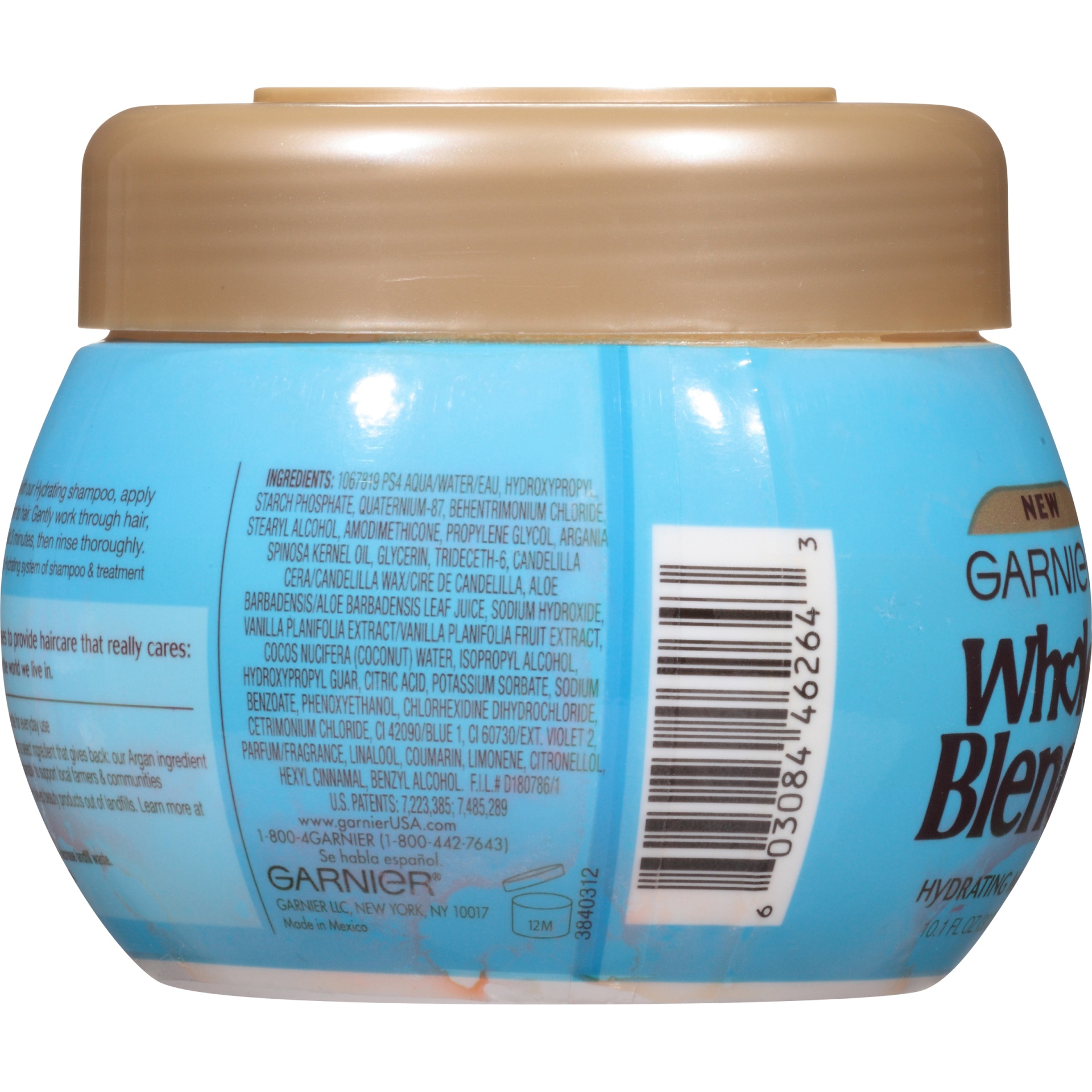 slide 2 of 5, Garnier Whole Blends Coconut Water & Vanilla Milk Extracts Hydrating Mask, 10.1 fl oz