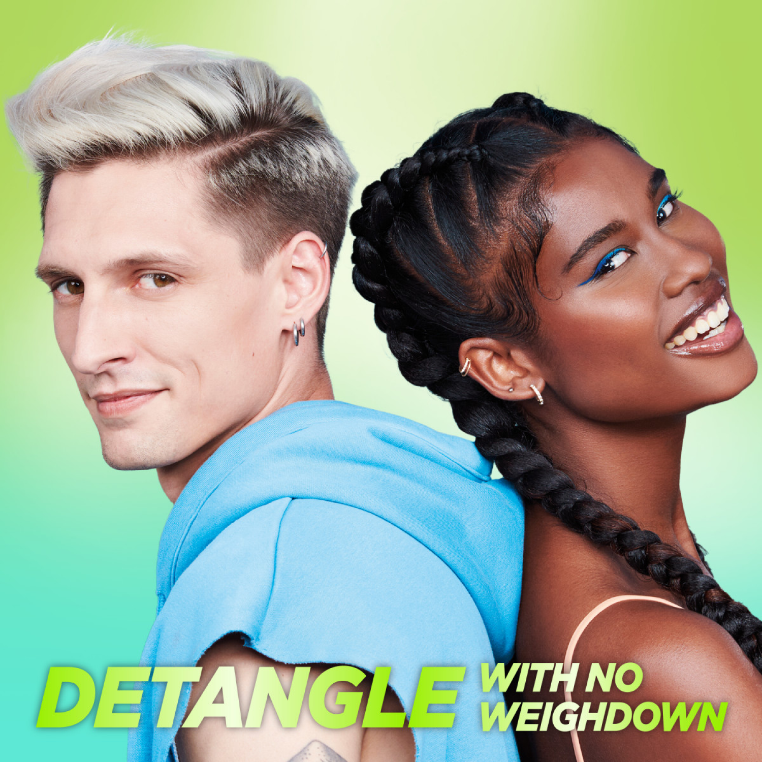 slide 3 of 4, Garnier Fructis Style Pure Clean Detangler + Air Dry, 5 oz