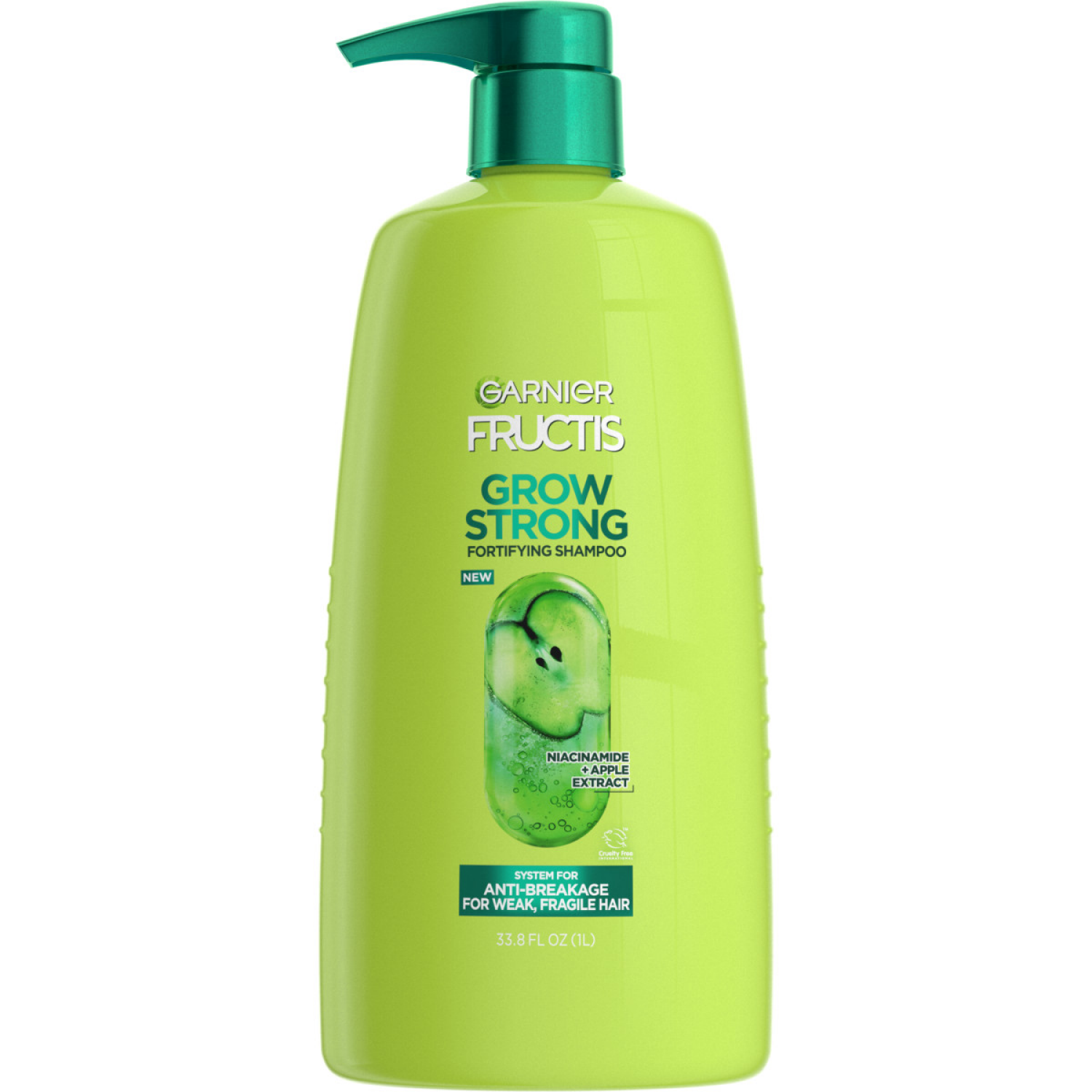 slide 1 of 3, Garnier Grow Strong Shampoo - 33.8 FZ, 33.8 fl oz