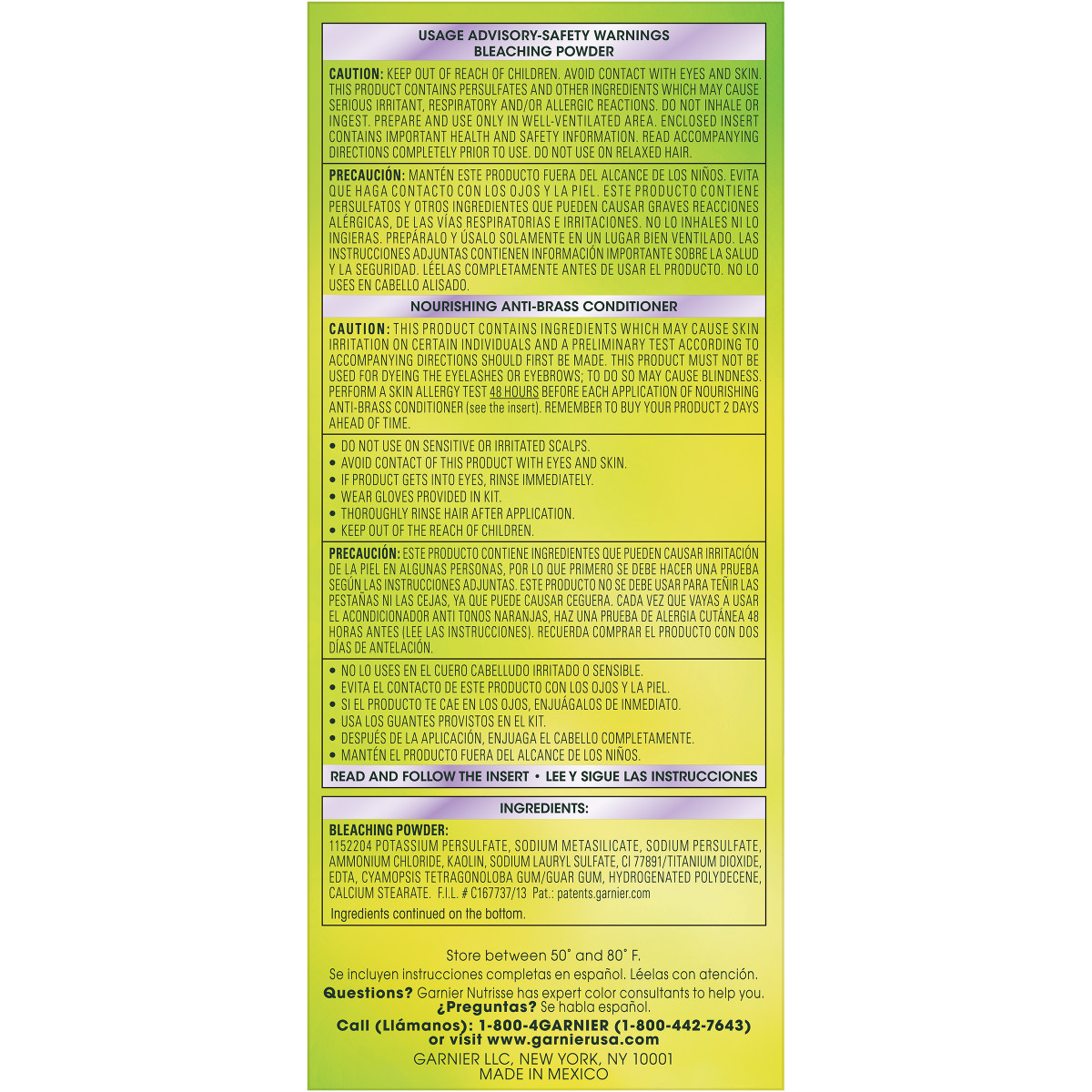 slide 4 of 4, Garnier Ultra Color Blond Balatage Bleach Kit, 1 ct