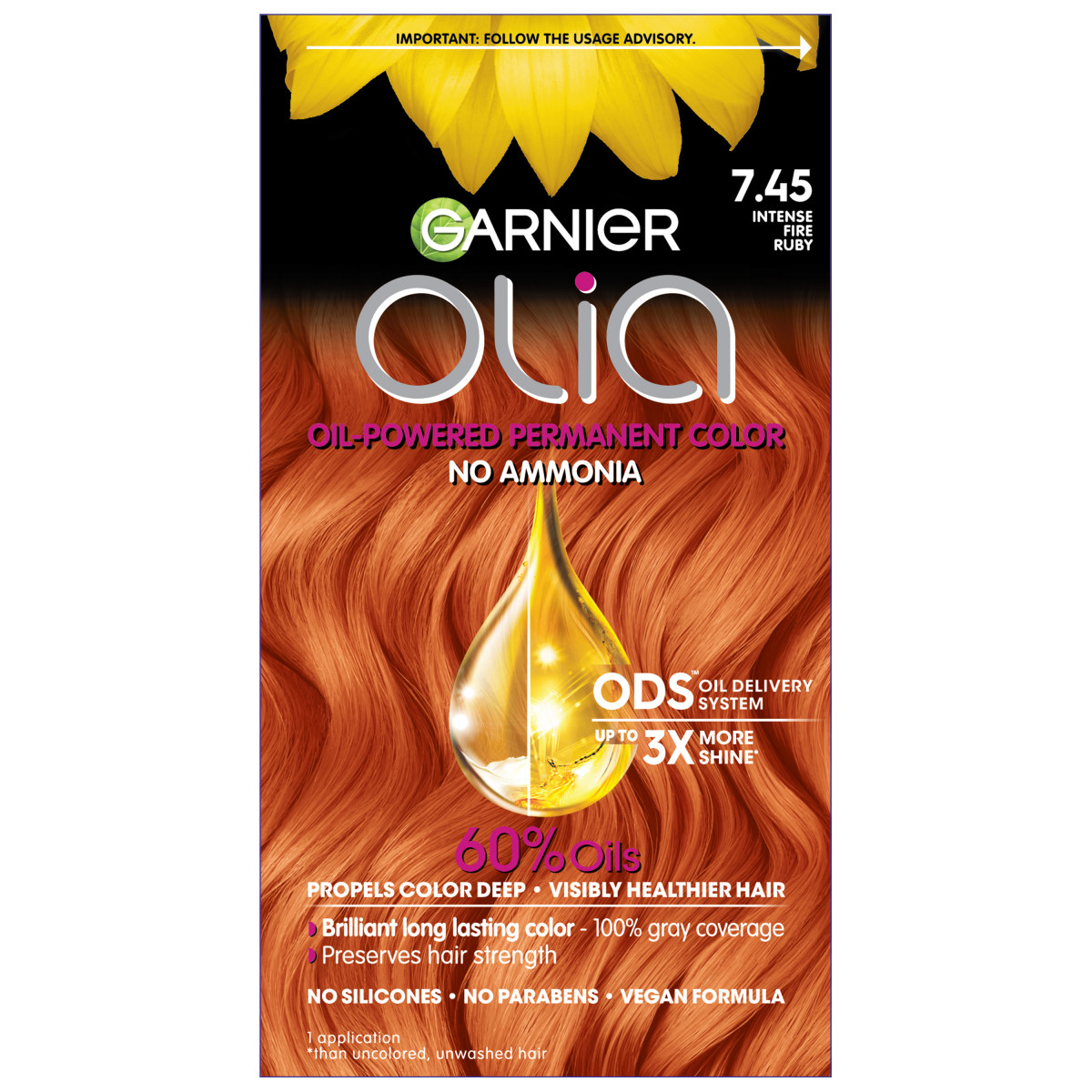 slide 1 of 8, Garnier Olia Oil Powered Permanent Hair Color, 1 ct