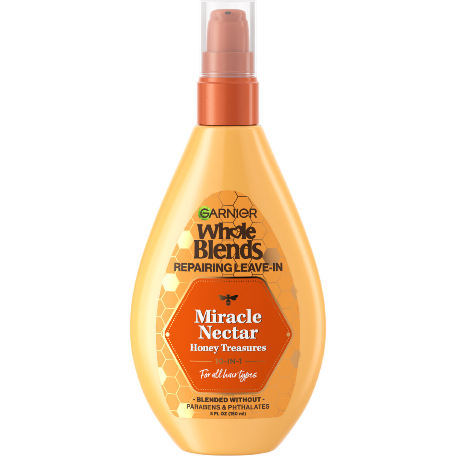 slide 1 of 2, Garnier Whole Blends Leave-In Miracle Nectar Honey Treasures Treatment, 5 oz