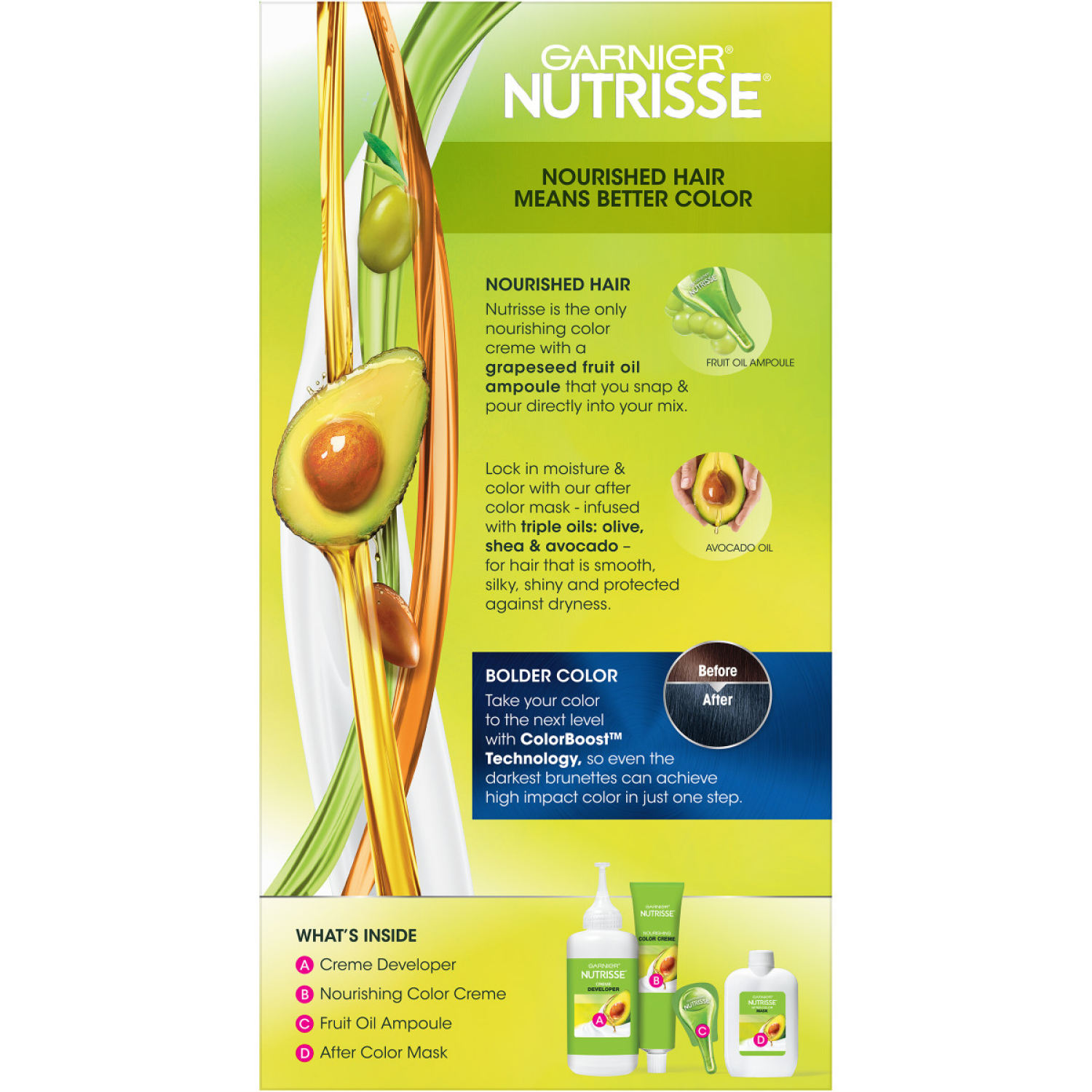 slide 2 of 6, Garnier Nutrisse Color Creme 1 ea, 1 ct