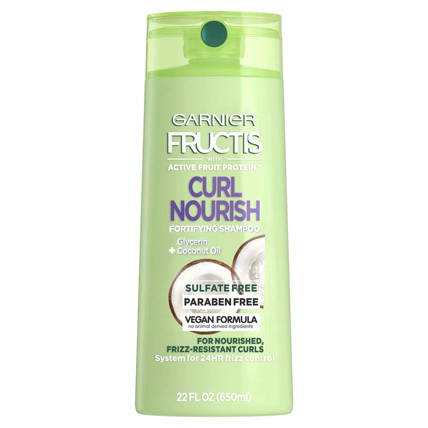 slide 1 of 5, Garnier Sulfate-Free Curl Nourish Moisturizing Shampoo 22 fl oz, 22 fl oz