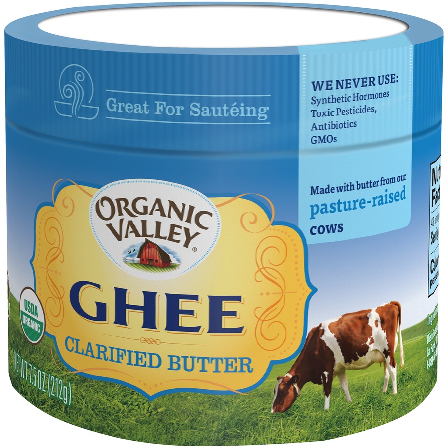 slide 3 of 8, Organic Valley Ghee, 7.5 oz