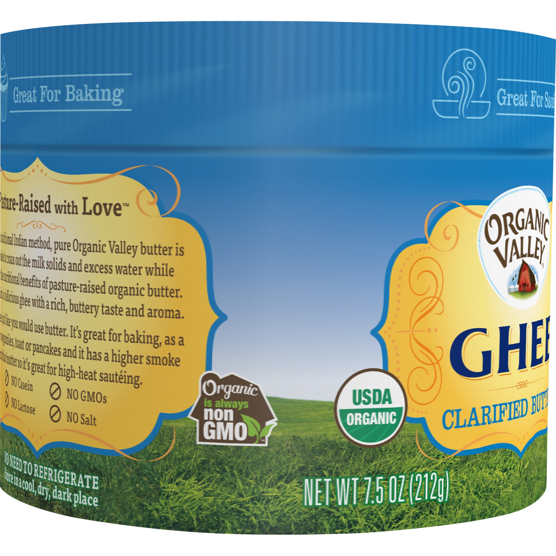 slide 4 of 8, Organic Valley Ghee, 7.5 oz