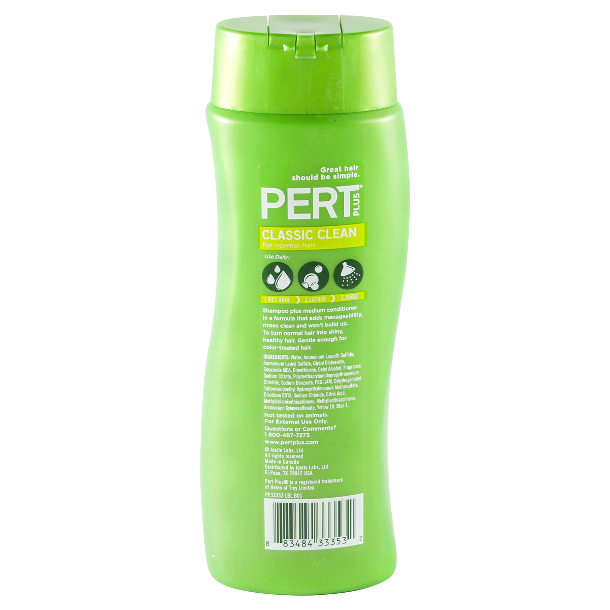 slide 2 of 2, Pert Classic Clean 2 in 1 Shampoo & Conditioner, 13.5 fl oz