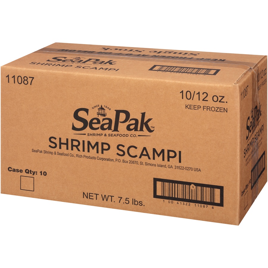 slide 3 of 8, SeaPak Shrimp Scampi, 12 oz