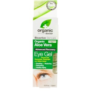 slide 1 of 1, Organic Doctor Aloe Vera Eye Gel, 0.5 oz