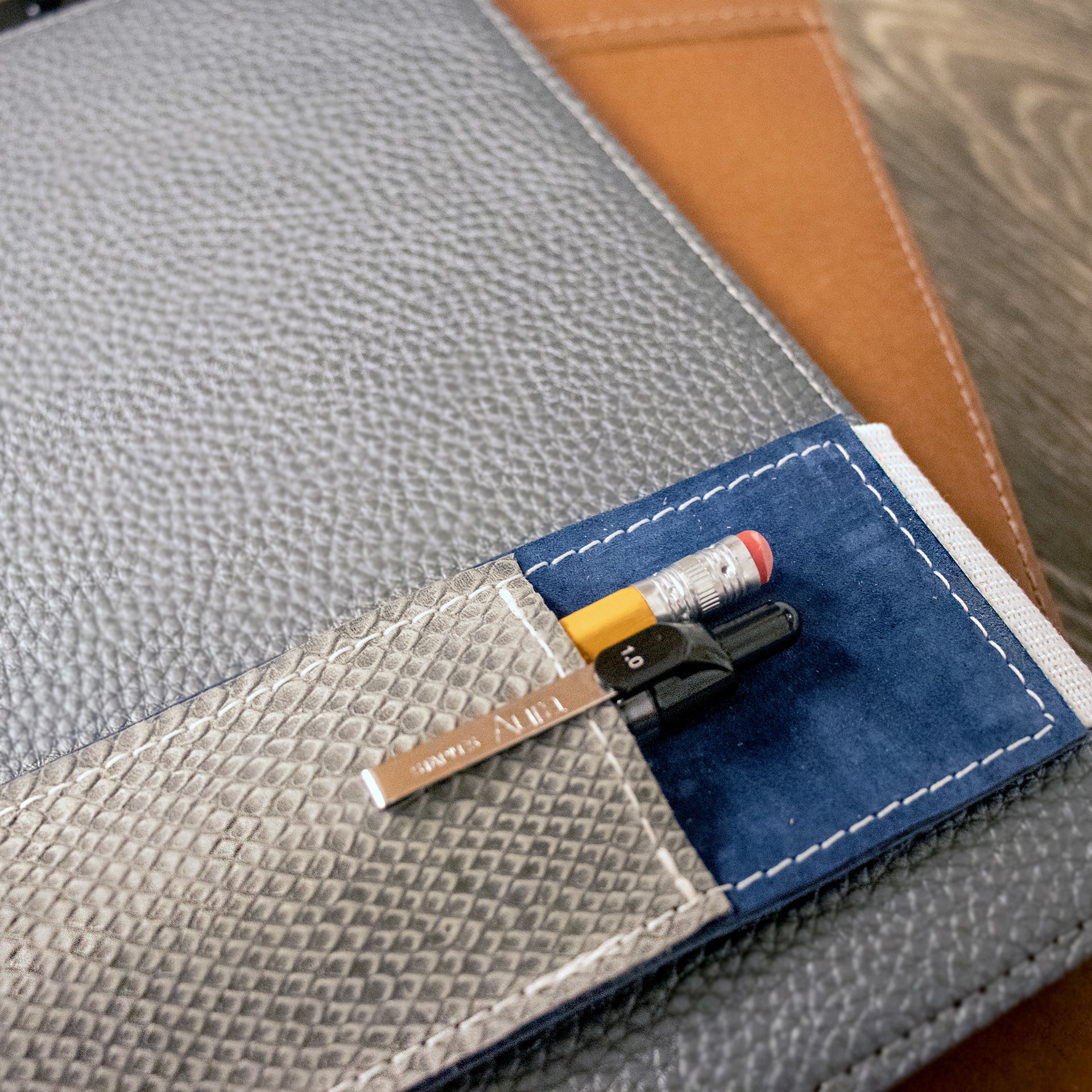 slide 3 of 5, Cobra Grain Leather Trim By Artminds, 8.5 in x 11 in