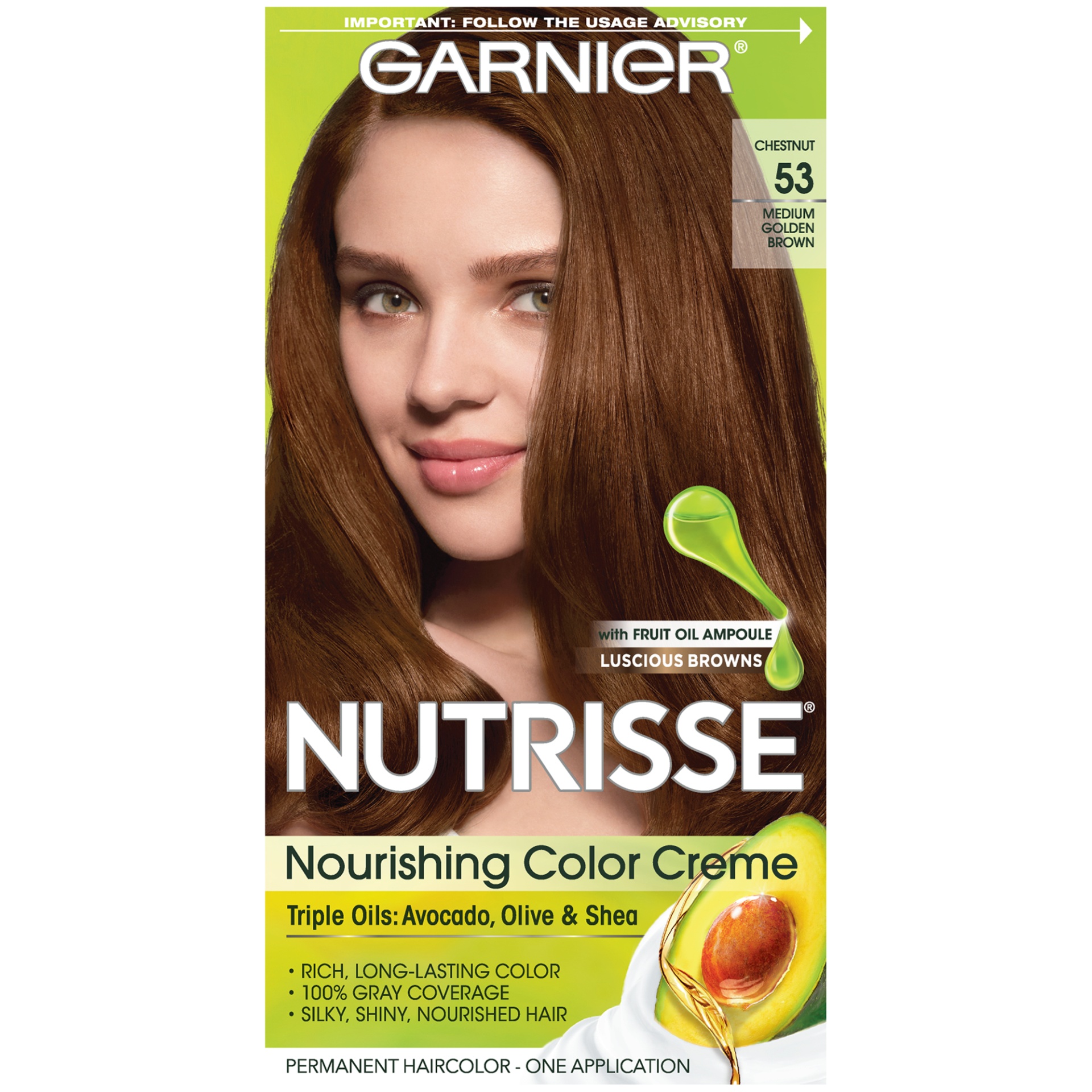 slide 3 of 8, Garnier Nourishing Hair Color Creme, 1 ct