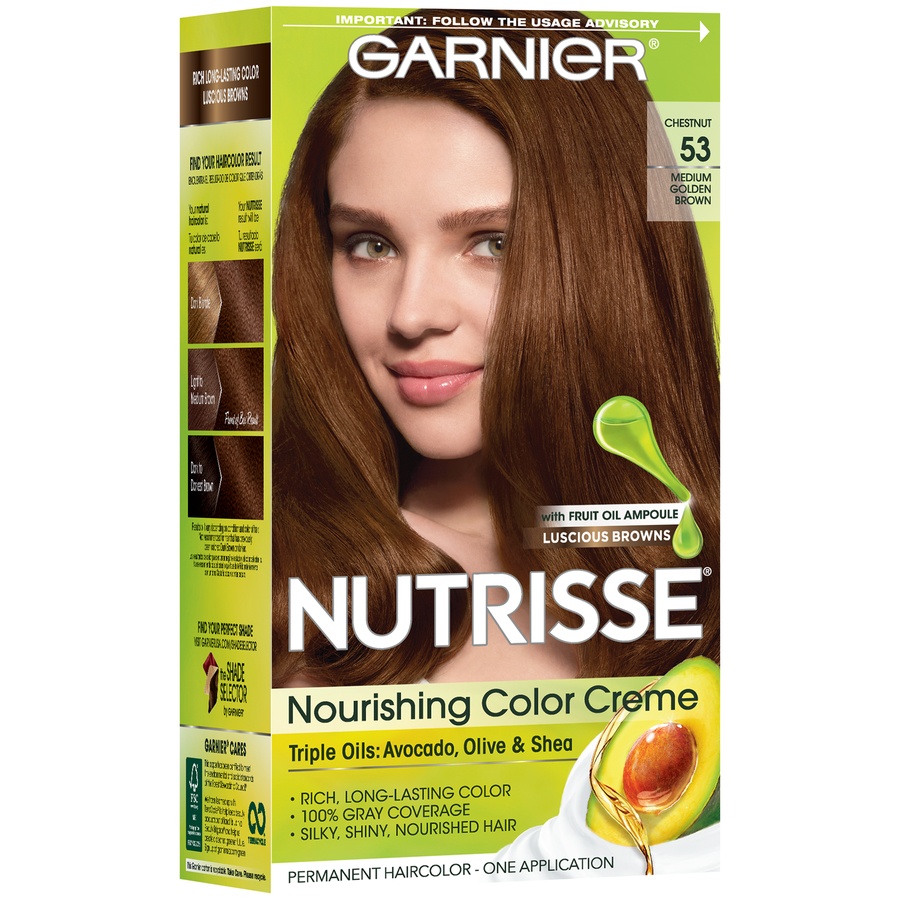 slide 4 of 8, Garnier Nourishing Hair Color Creme, 1 ct