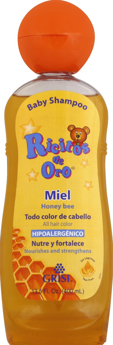 slide 2 of 7, Ricitos de Oro Ricitos De Oro Honey Bee & Argan Baby Shampoo, 13.5 oz
