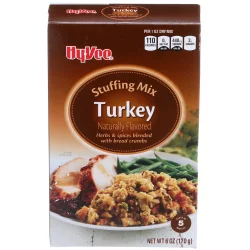 Hy-vee Turkey Herbs & Spices Blended With Bread Crumbs Stuffing Mix