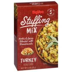 Hy-vee Turkey Herbs & Spices Blended With Bread Crumbs Stuffing Mix