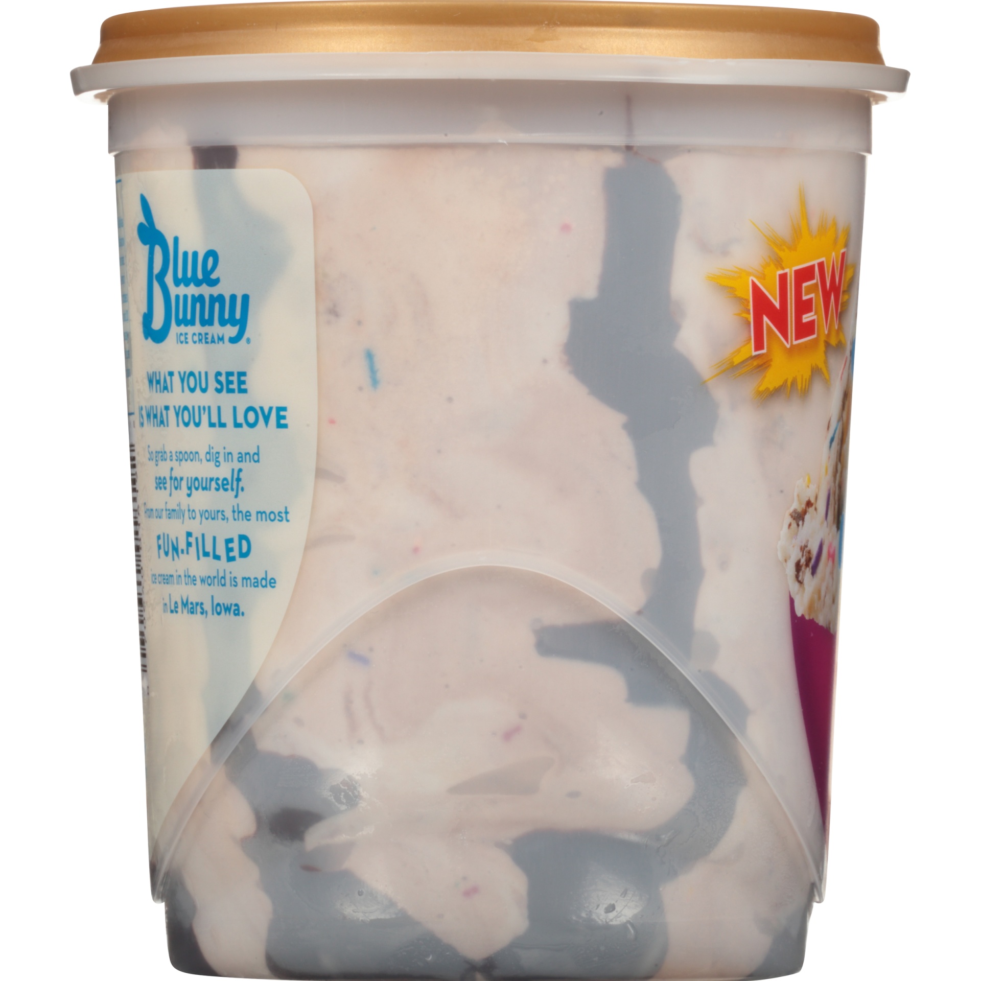 slide 4 of 8, Blue Bunny Chocolate Donut Ice Cream, 46 fl oz