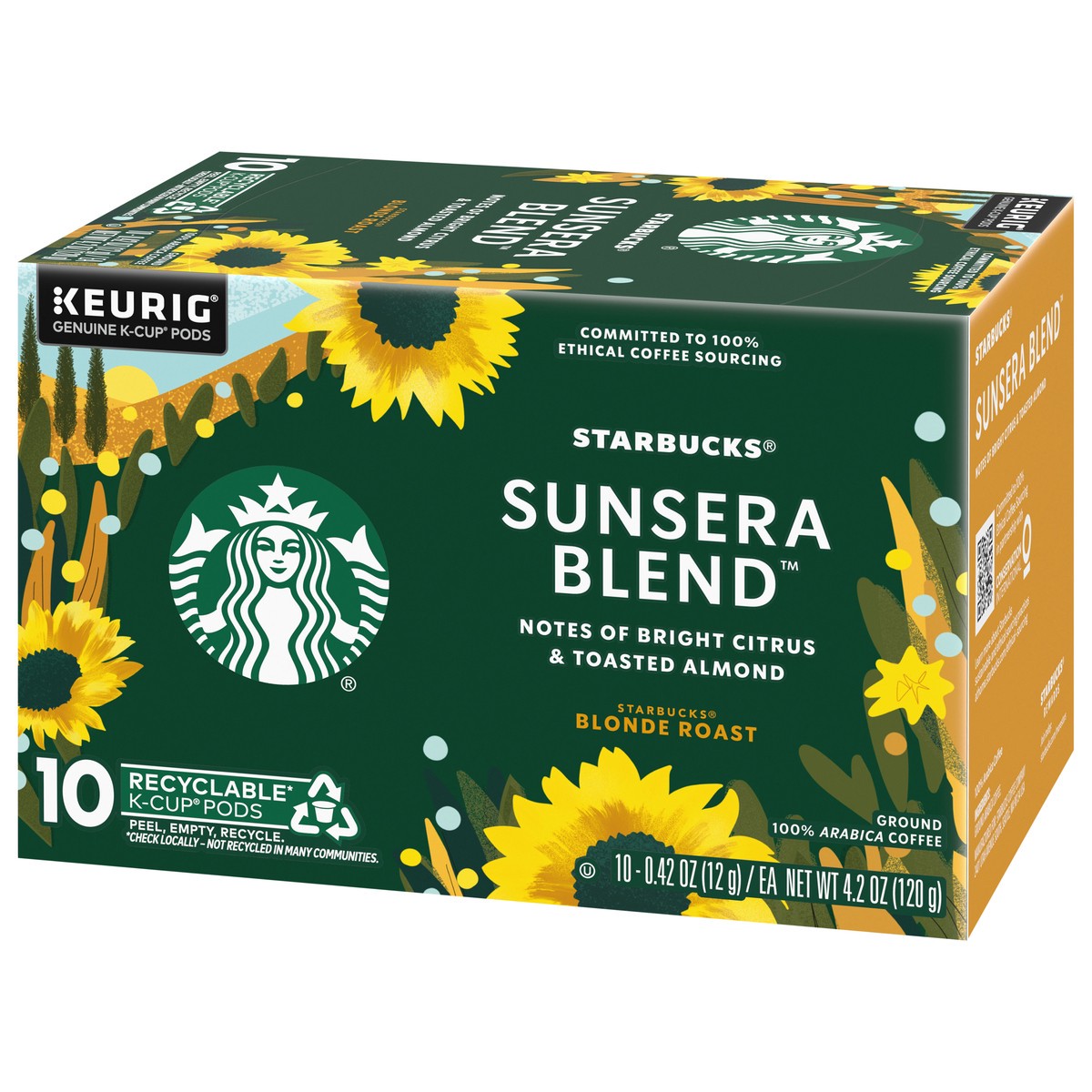 slide 4 of 4, Starbucks Blonde Roast Ground Sunsera Blend Coffee 10 ea, 10 ct