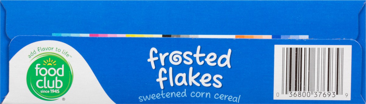 slide 8 of 11, Food Club Frosted Flakes Sweetened Corn Cereal, 15 oz