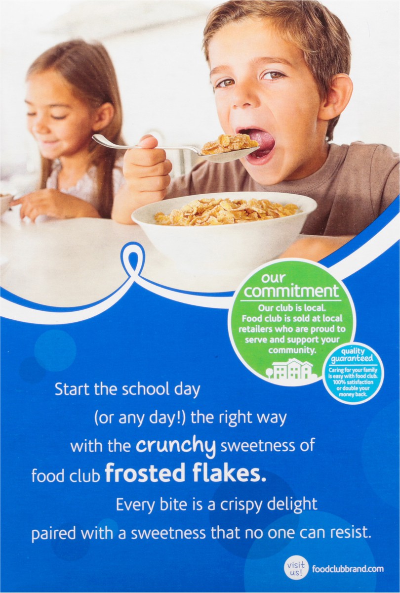 slide 10 of 11, Food Club Frosted Flakes Sweetened Corn Cereal, 15 oz