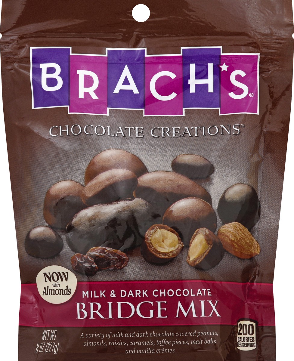 slide 5 of 6, Brach's Chocolate Creations Milk & Dark Chocolate Bridge Mix, 8.7 oz