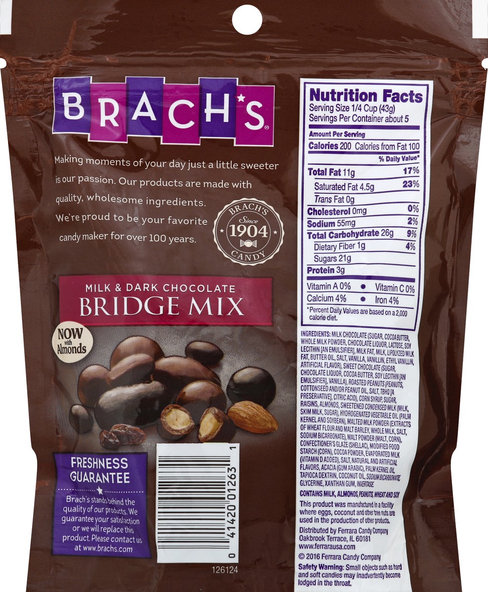 slide 6 of 6, Brach's Chocolate Creations Milk & Dark Chocolate Bridge Mix, 8.7 oz