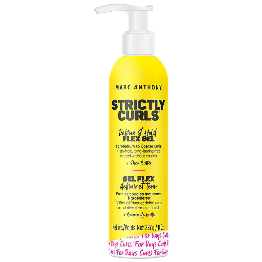 slide 1 of 4, Marc Anthony Strictly Curls Define & Hold Flex Gel 8 oz, 8 oz