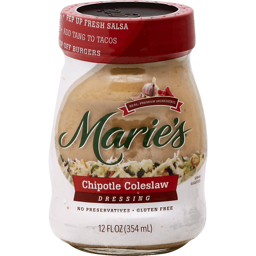 slide 1 of 1, Marie's Coleslaw Dressing, Classic Chipotle, 12 oz