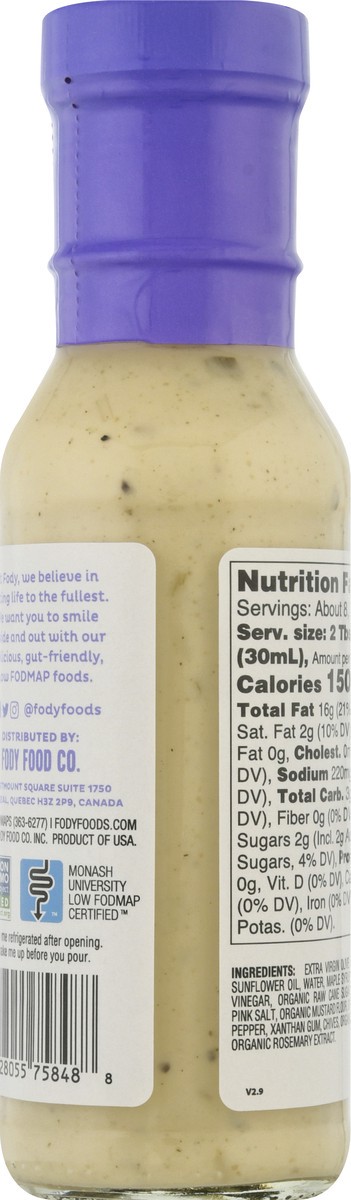 slide 4 of 9, Fody Maple Dijon Dressing 8 oz, 8 oz