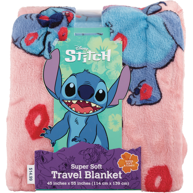 slide 1 of 1, DISNEY Lilo And Stitch Val Trvl Throw, 1 ct