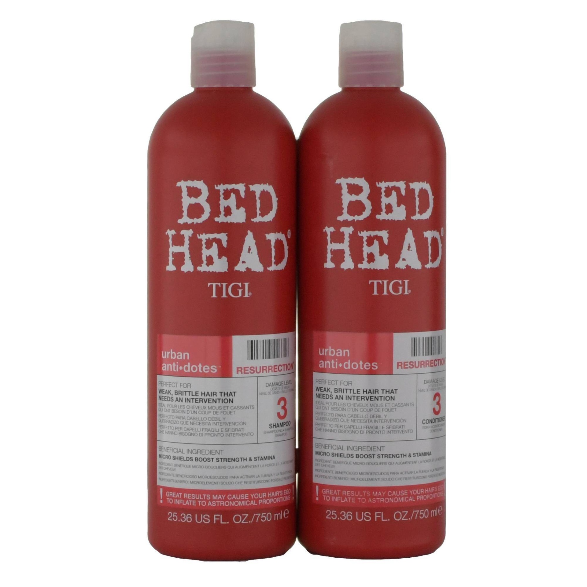 slide 1 of 1, TIGI Bed Head Urban Anti + Dotes Resurrection Hair Care Collection, 2 ct; 750 ml