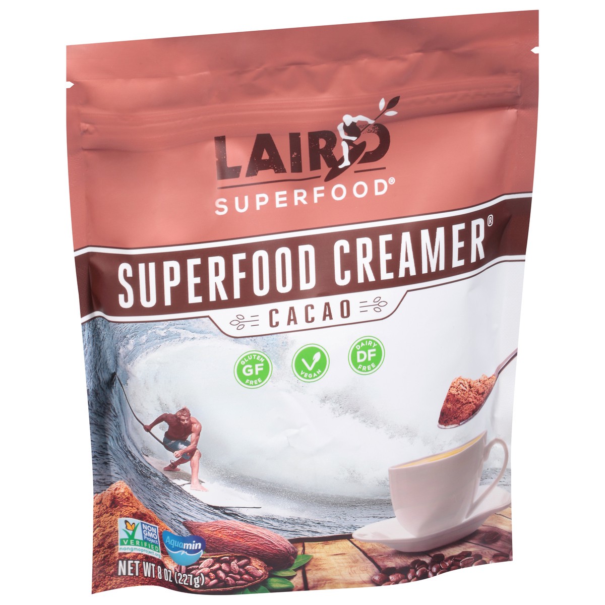 slide 9 of 9, Laird Superfood Cacao Creamer 8 oz, 8 oz